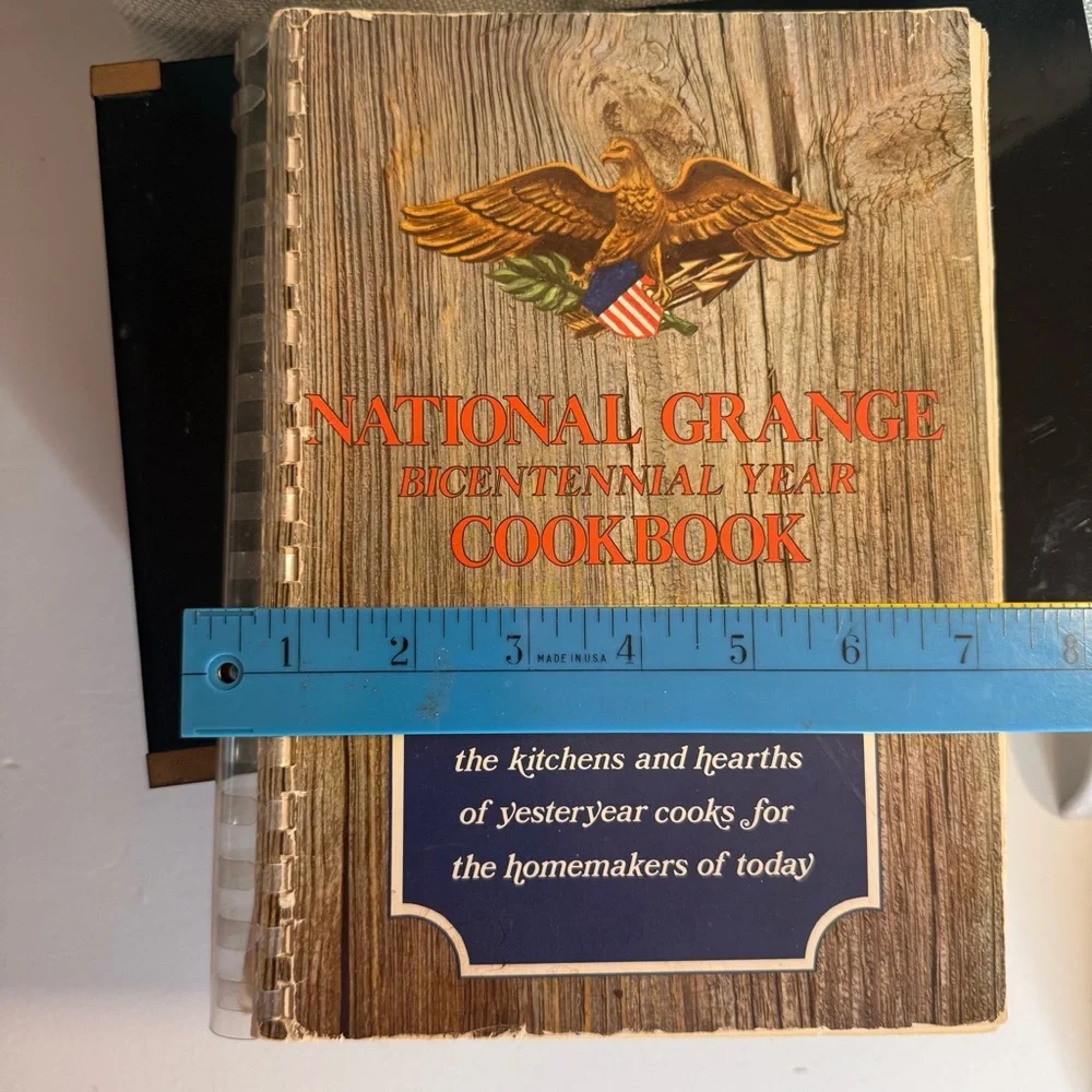 National Grange Bicentennial Year Cookbook Patrons of Husbandry ‘76 Recipes Book